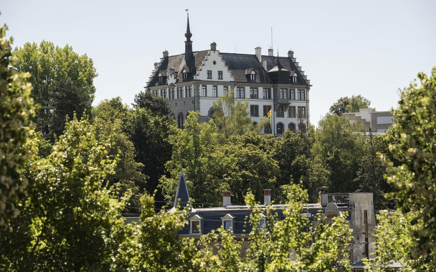 Die Kantonsschule Schaffhausen fotografiert am 27. Juli 2020 in Schaffhausen. (KEYSTONE/Christian Beutler)