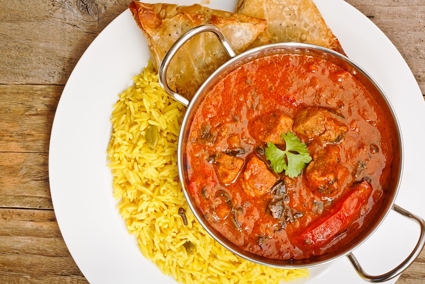 rogan josh indisch curry kaschmiri samosas