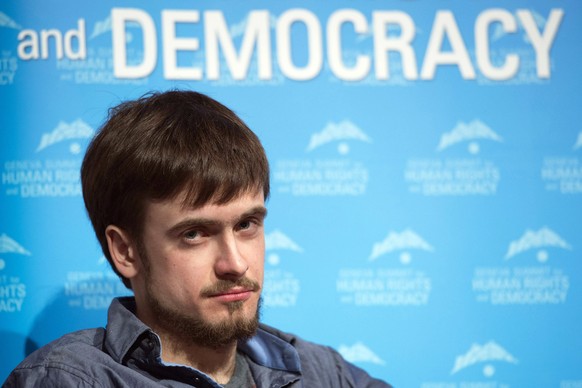 epa07024055 (FILE) - Pyotr Verzilov, Russian activist and husband and collaborator of Nadezda Tolokonnikova (also known as Nadya Tolokno), a Russian artist and member of the Pussy Riot feminist punk r ...