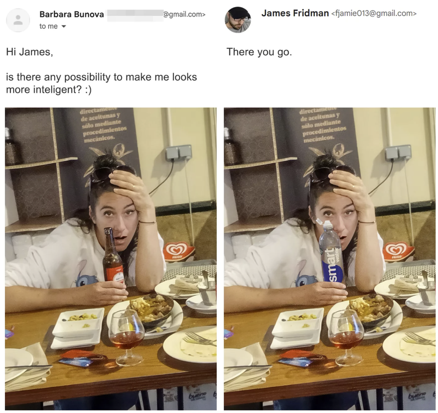 James Fridman Photoshop Trollerei