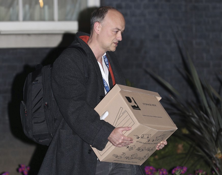 Dominic Cummings hat die Downing Street verlassen.