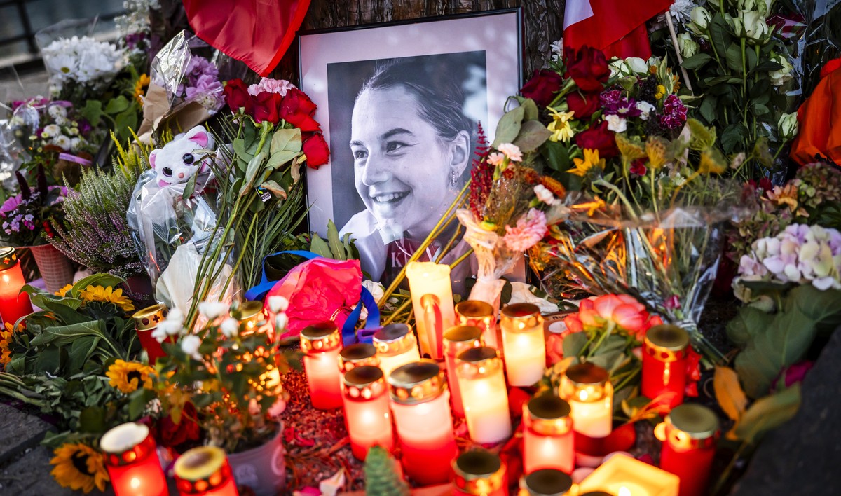The makeshift memorial for Muriel Furrer from Switzerland, who died after a cycling crash during the 2024 UCI Road and Paracycling Road World Championships in Zurich, Switzerland, is seen on September ...