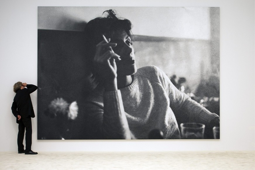 &#039;Untitled (Paula)&#039; (2012) by Rudolf Stingel represented by the gallery Paula Cooper (New York), is shown at the exhibition &#039;Art Unlimited&#039; in the context of the international art s ...