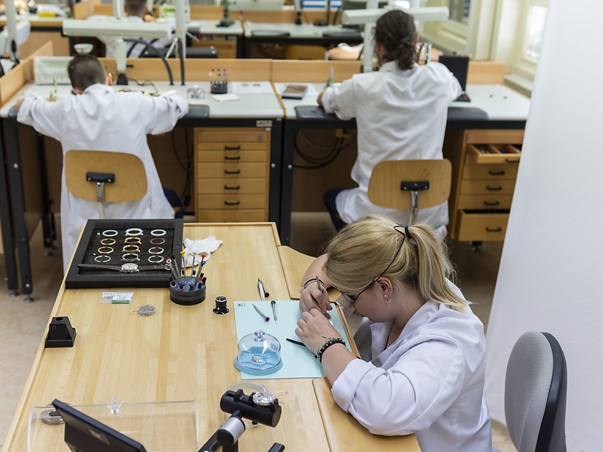 Les futurs apprentis en microm