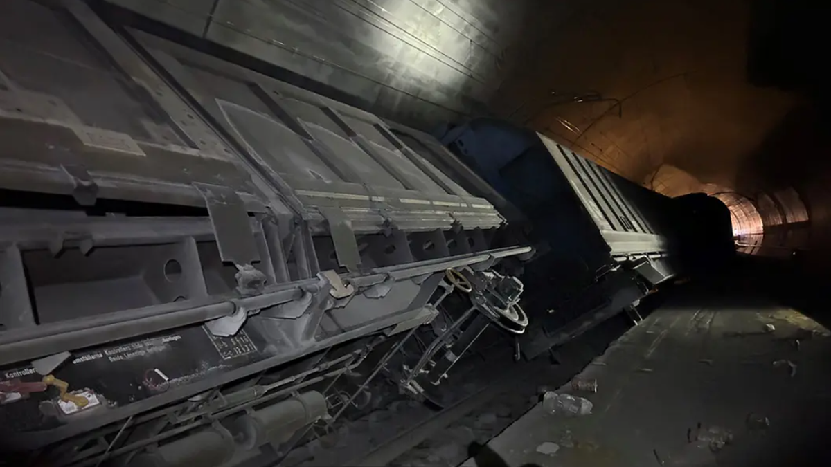Entgleisung im Gotthard