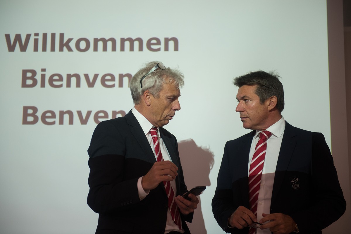 Ueli Schwarz (l.) und Pius-David Kuonen: Werden auch sie die Ära Simspon vermissen?