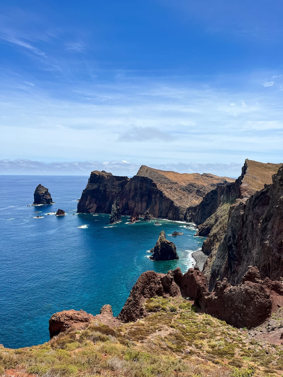 Ausblick auf das Kap Ponta de São Lourenço.