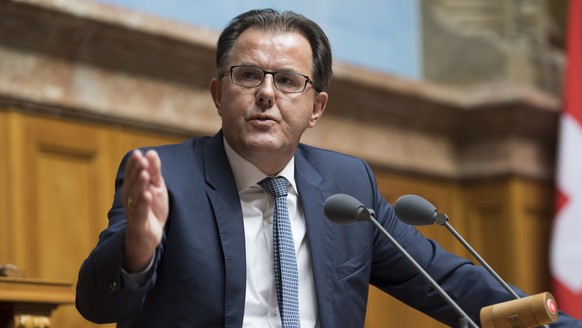 Peter Schilliger, FDP-LU, spricht an der Fruehlingssession der Eidgenoessischen Raete, am Mittwoch, 8. Maerz 2017, im Nationalrat in Bern. (KEYSTONE/Anthony Anex)