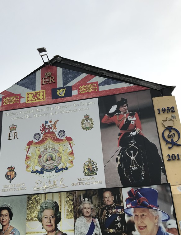 «Ulster to England» heisst es drüben in der Shankill Road …