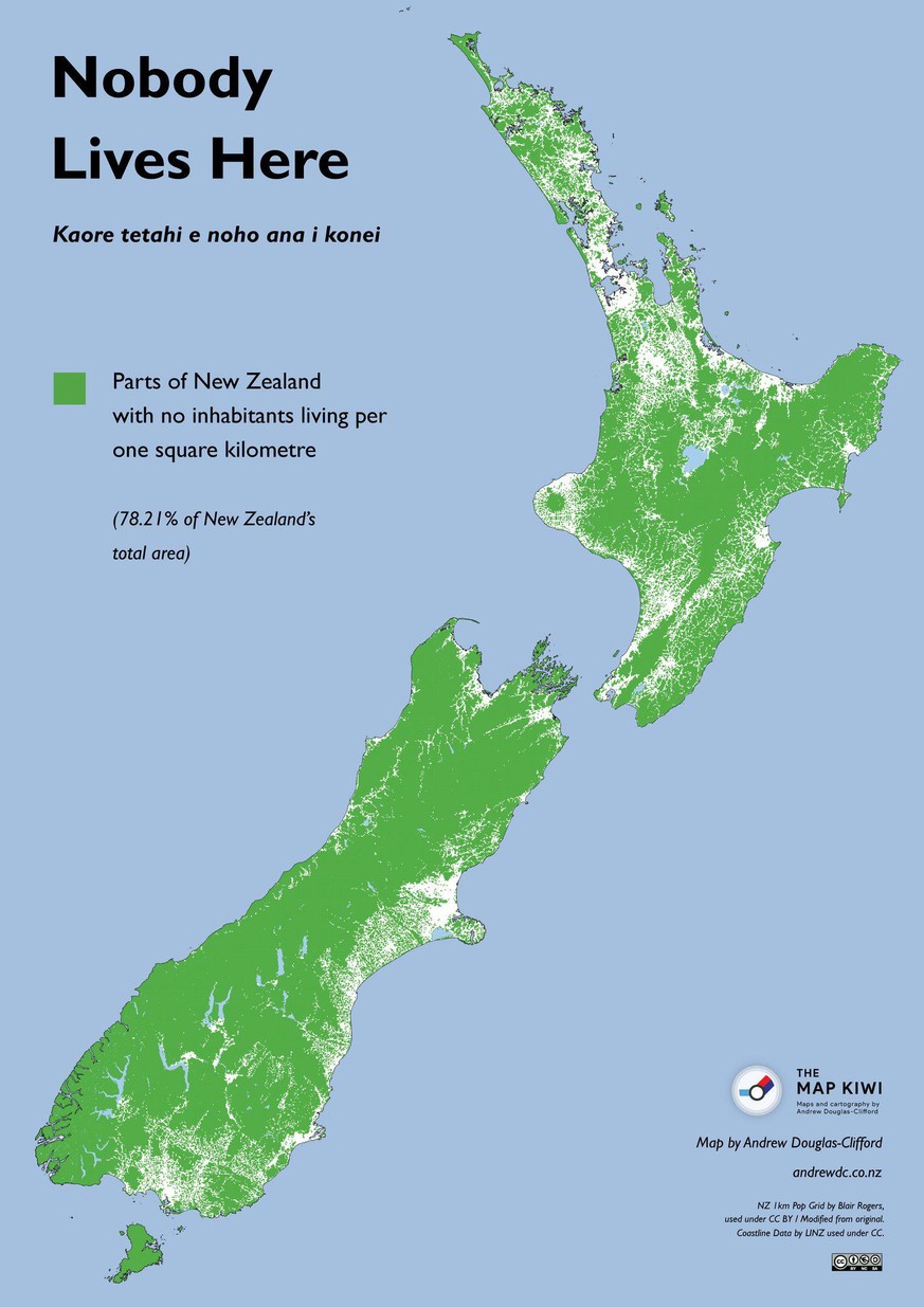 Neuseeland hier wohnt niemand