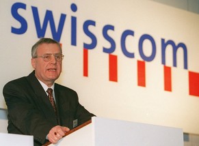 Felix Rosenberg 1997 an einer Medienkonferenz in Zürich.