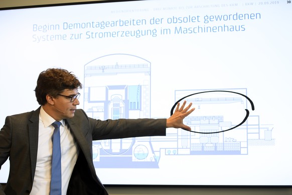 ARCHIVE --- VORSCHAU AUF DEN 20. DEZEMBER 2019: AKW MUEHLEBERG WIRD AUSSER BETRIEB GENOMMEN --- Stefan Klute, overall Project Manager Decommissioning KKM, will speak at a BKW Energie media conference  ...