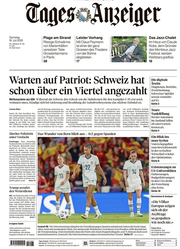 Presseschau Tages Anzeiger