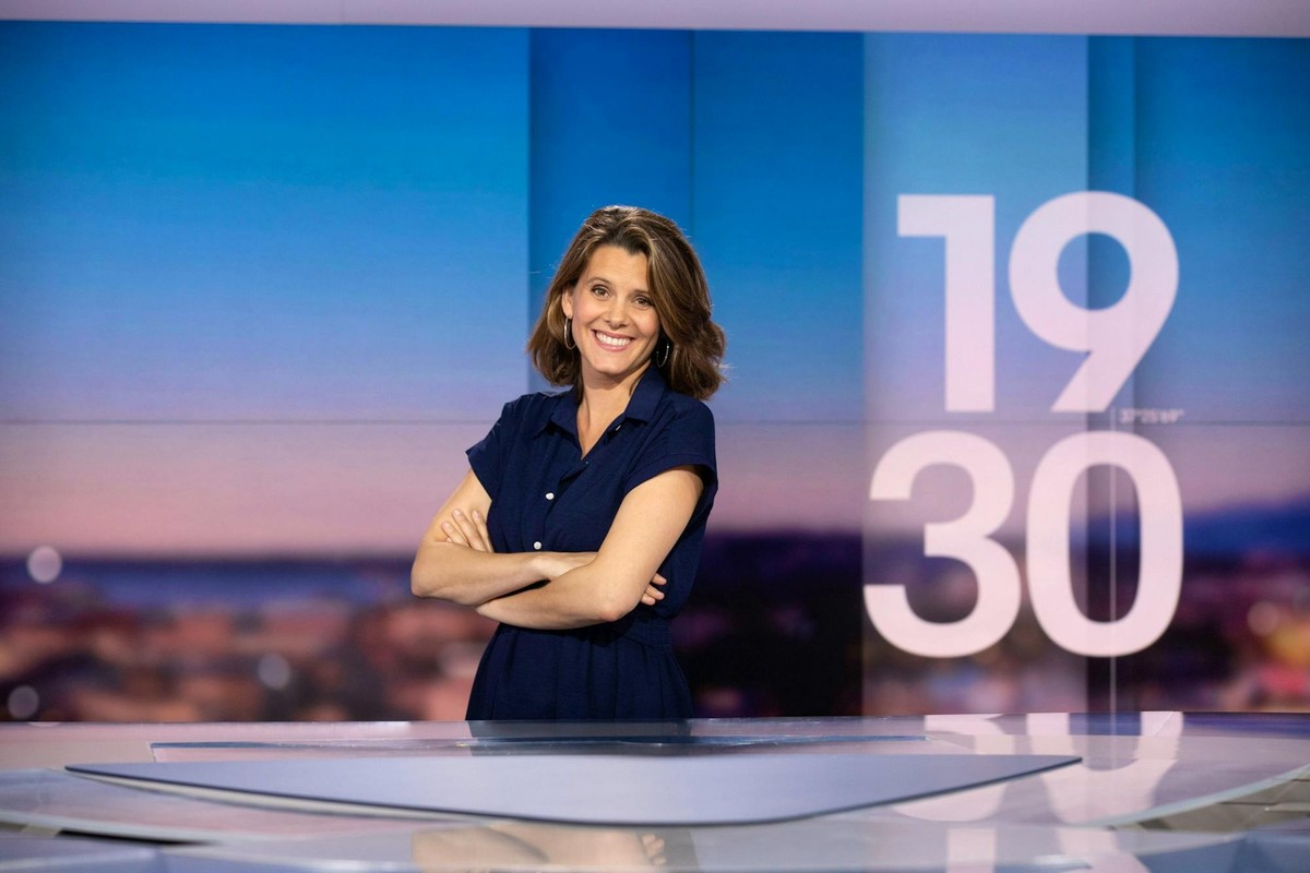 Fanny Zürcher, présentatrice du TJ à la RTS.