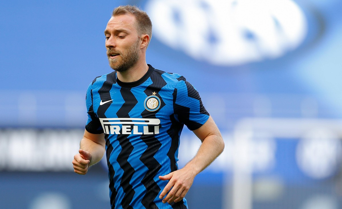 Christian Eriksen FC Internazionale during Inter - FC Internazionale vs Udinese Calcio, Italian football Serie A match in Milan, Italy, May 23 2021 PUBLICATIONxINxGERxSUIxAUTxONLY Copyright: xLiveMedi ...