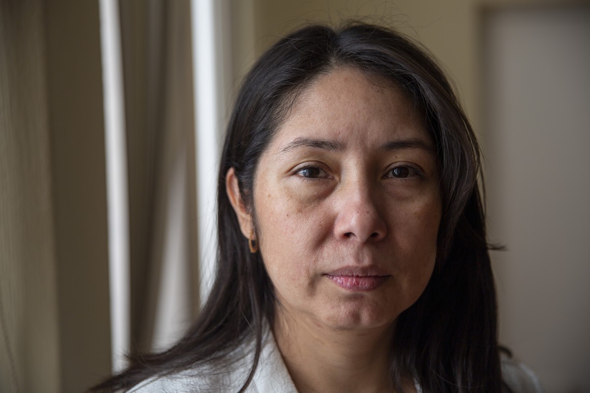 FILE - Guatemalan judge for high risk crimes Erika Aifan poses for a photo at her courtroom in Guatemala City, Nov. 8, 2019. Aifan, the Guatemalan judge considered key in fighting corruption, announce ...