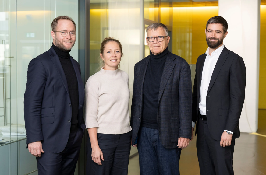 Generationenwechsel in der Verlegerfamilie: Michael Wanner, Anna Wanner, Peter Wanner und Florian Wanner (v. l.).