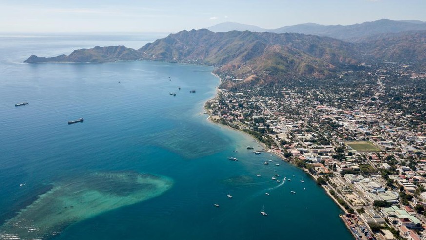 Rund ein Drittel wusste Osttimor, hier der Blick auf die Hauptstadt Dili.