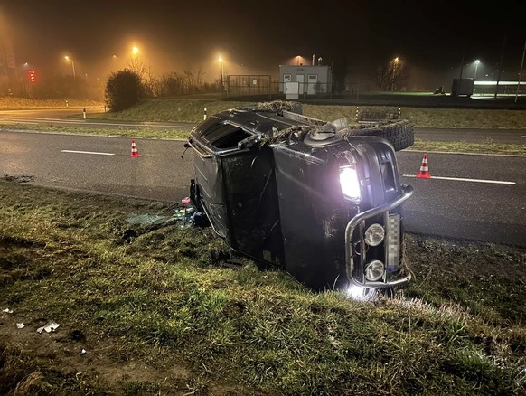 Auto-Unfall im Aargau