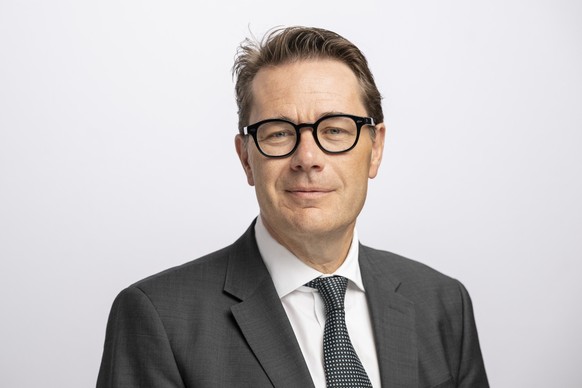 Staenderat Benedikt Wuerth, Mitte-SG, am Donnerstag, 21. September 2023 im Bundeshaus in Bern. (KEYSTONE/Alessandro della Valle)