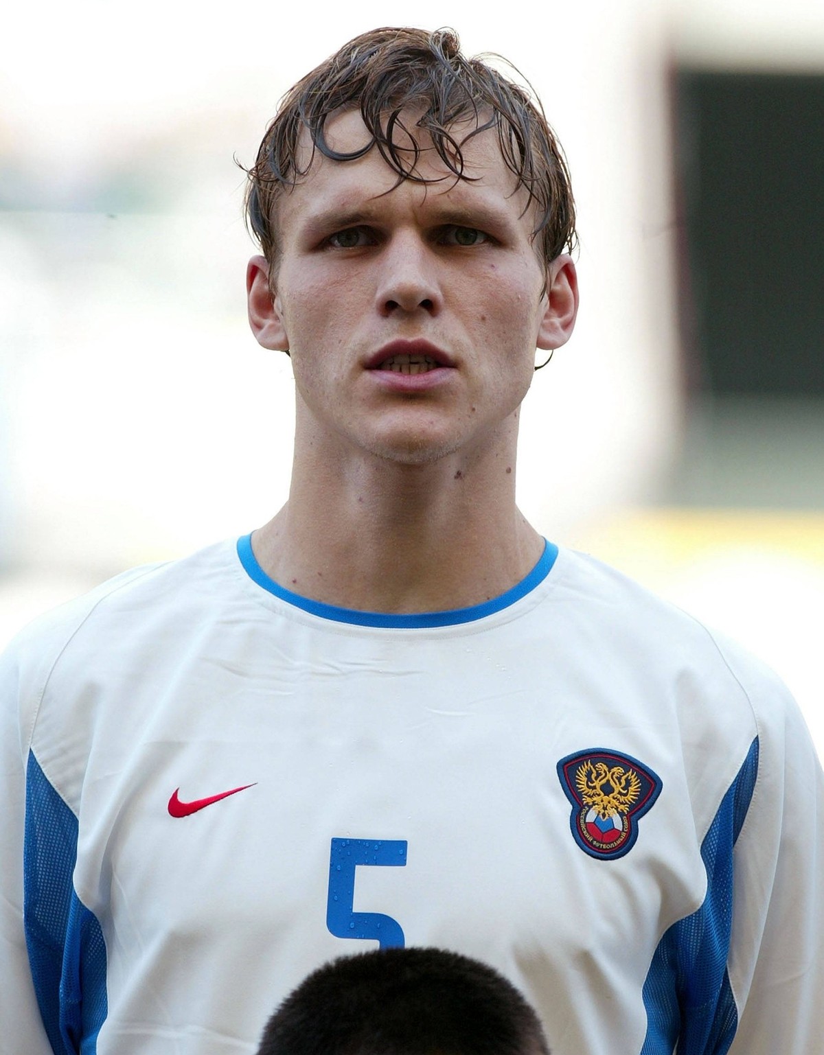 Onderwerp/Subject: Russia World Cup 2002 Club/Team/Country: Russia Seizoen/Season: 2001/2002 2002/2003 FOTO/PHOTO: Russia s Andrei SOLOMATIN KOBE JAPAN Content not available for redistribution in The  ...