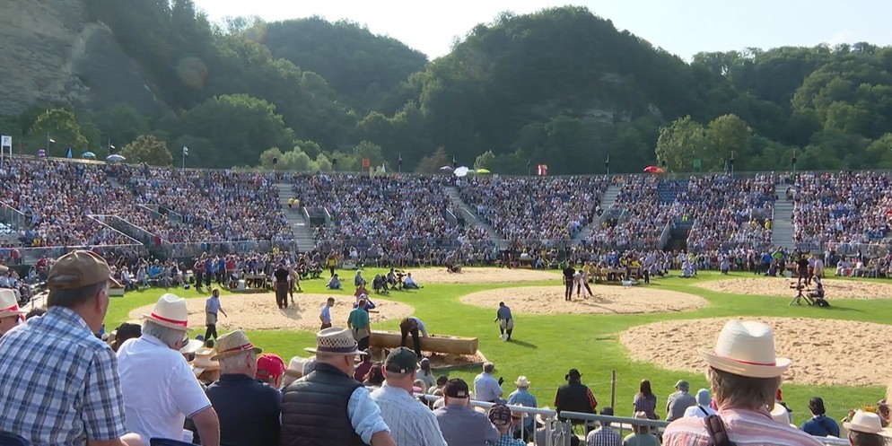 Emmentalisches Schwingfest in Burgdorf vom 3. August 2024.