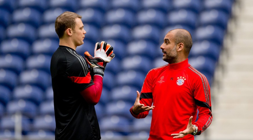 Auf ihn kann Pep Guardiola zählen: Weltmeister-Goalie Manuel Neuer im Abschlusstraining gestern Abend.