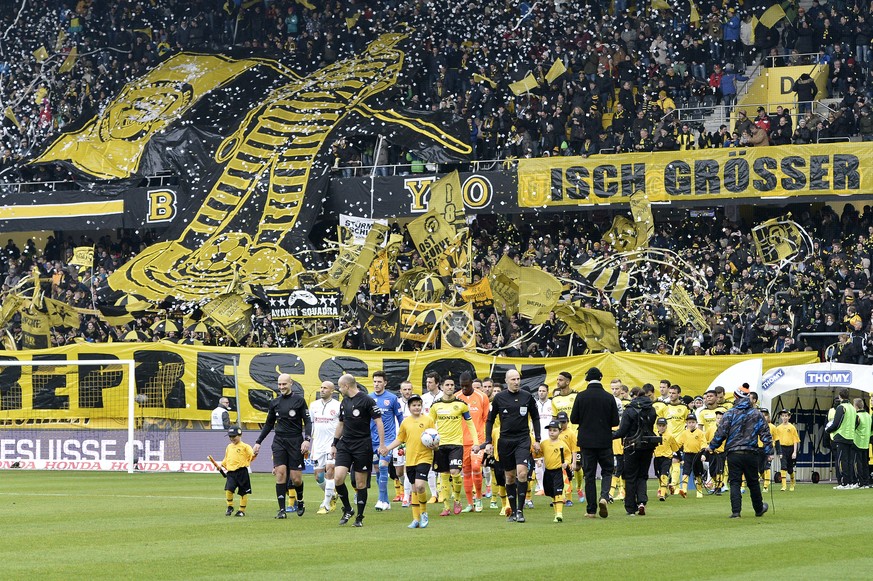 Fussballfest im Berner Stade de Suisse.