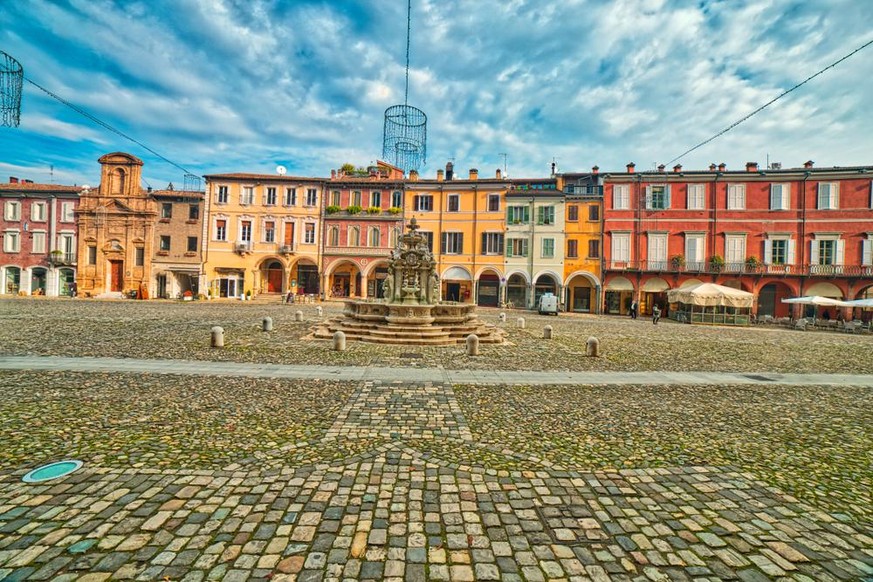 Das Zentrum von Cesena – nur wenige von euch hatten die Stadt im Kopf.