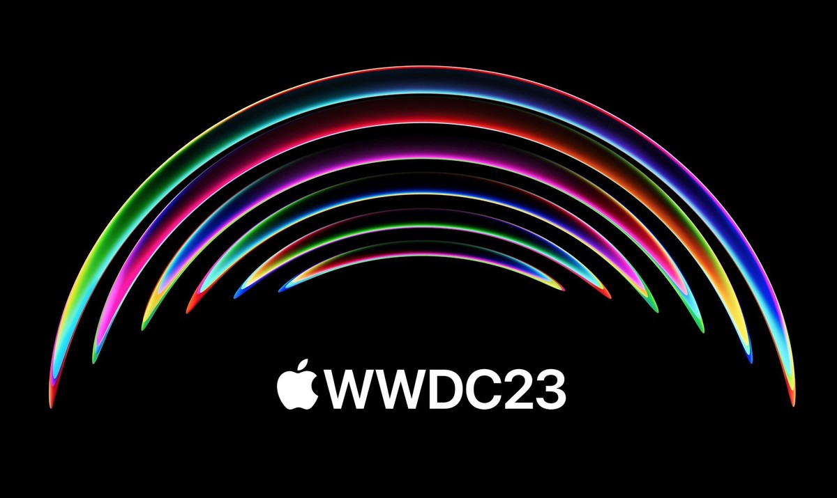 Was will uns Apple mit dieser zur WWDC-Ankündigung veröffentlichten Grafik sagen? Bekanntlich gibt es auf dem Apple-Campus in Cupertino eine Regenbogen-Skulptur. Es sind aber auch Konturen eines mensc ...