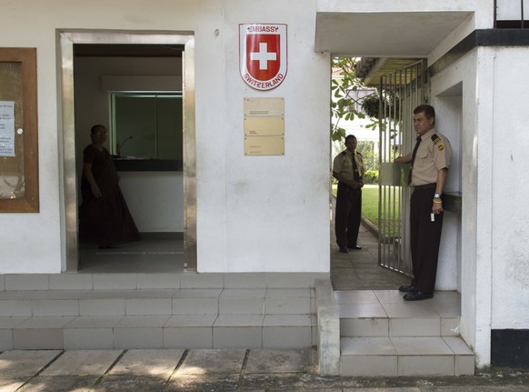 Zwei Polizisten des Fedpol sollen die Botschaft in Colombo bei der polizeilichen Arbeit unterstützen. (Archivbild)