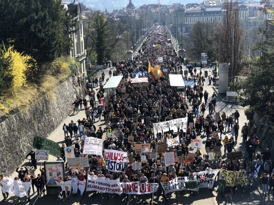 Klimademo Bern, 6.4.2019