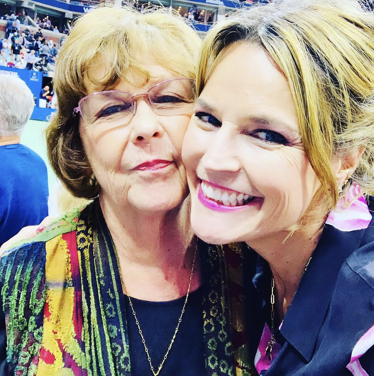 Nancy et sa fille, la célèbre Savannah Guthrie.
