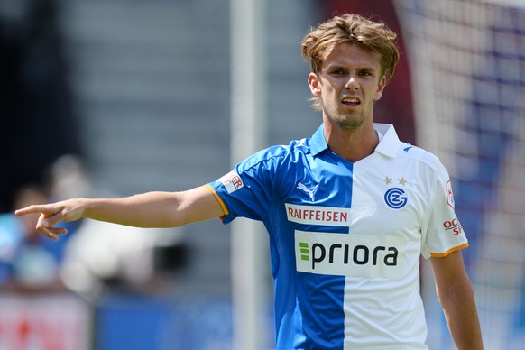 24.07.2016; Zuerich; Fussball Super League - Grasshopper Club Zuerich - FC Lausanne-Sport; Lucas Andersen (GC)
(Steffen Schmidt/freshfocus)