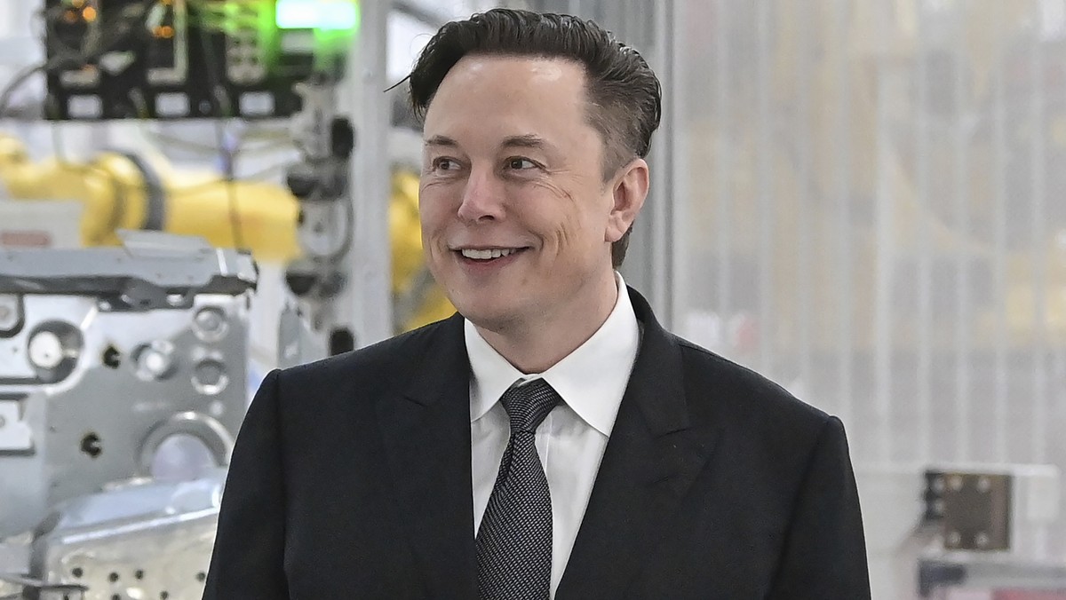 FILE - Tesla CEO Elon Musk attends the opening of the Tesla factory Berlin Brandenburg in Gruenheide, Germany, March 22, 2022. Musk's hopes to operate his satellite internet firm in Iran require  ...