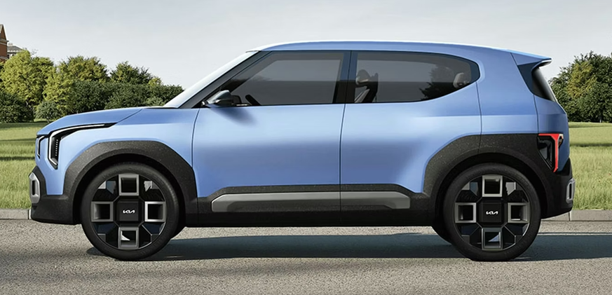 EV2 Concept: So ähnlich soll der kleine Elektro-SUV von Kia 2026 aussehen.