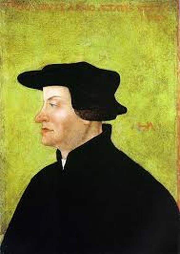 Huldrych Zwingli konnte sich in der Frage des Abendmahls nicht mit Luther einigen.
