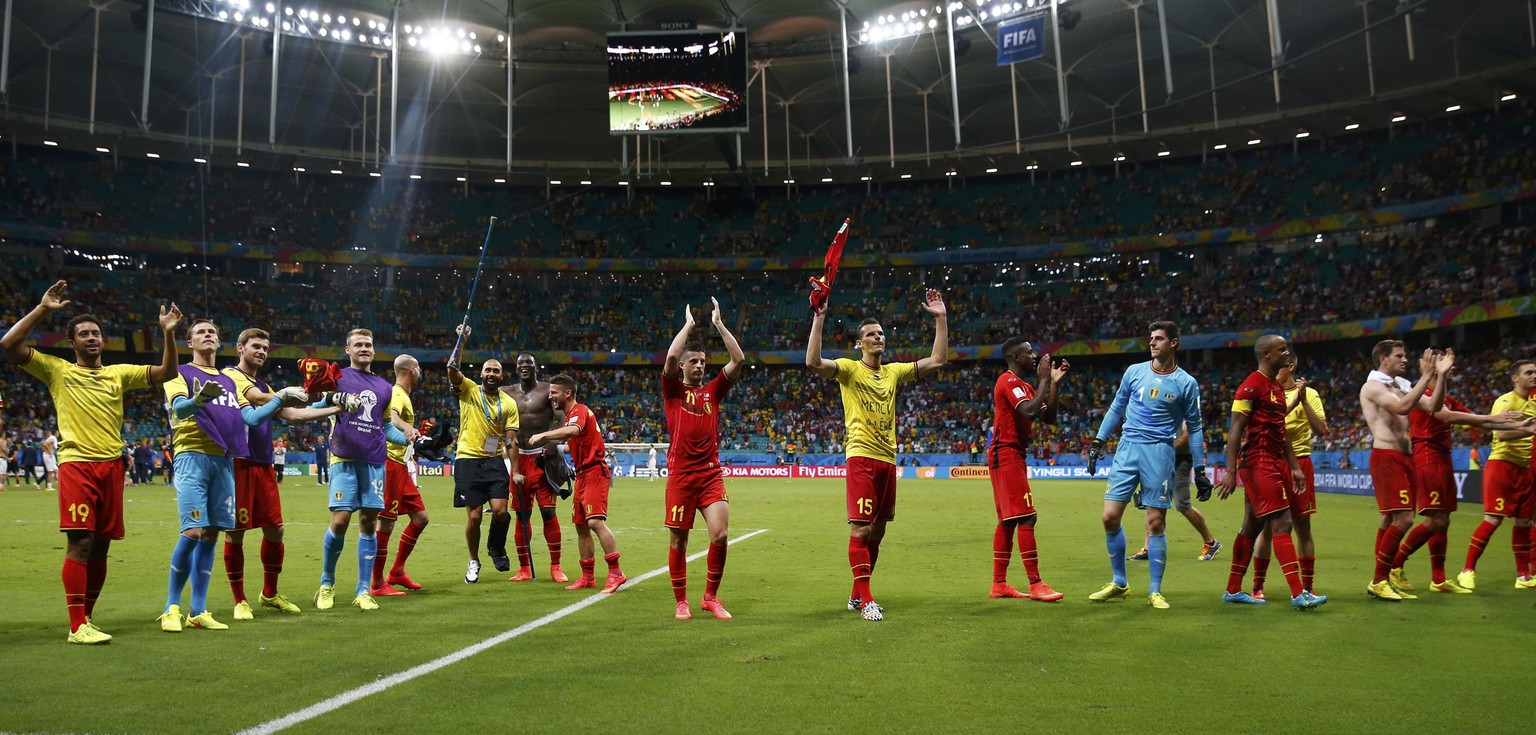 Belgien jubelt: Die «Roten Teufel» sind im Viertelfinal.