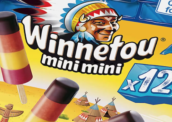 Die Winnetou-Glace im alten und im neuen Kleid.