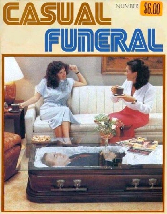 We're not entirely sure if this is really an album cover, but HEY THEY USE THEIR DEAD AS A COFFEE TABLE IMFALL!