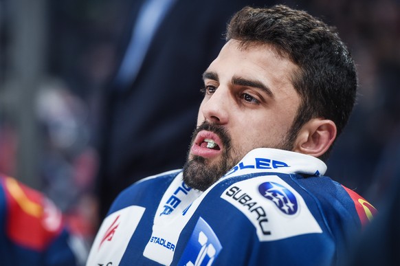 Lions Torhueter Niklas Schlegel im Eishockey Meisterschaftsspiel der National League zwischen den ZSC Lions und dem EHC Biel, am Freitag, 19. Januar 2018, im Zuercher Hallenstadion. (KEYSTONE/Melanie  ...