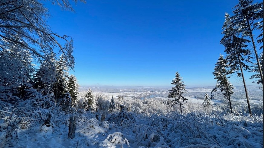 Kohlfirst, Ausblick Richtung Büsingen, Hegauvulkan (Hohentwiel DE)
Winterlandschaft Hans-Peter Ochsner, Uhwiesen