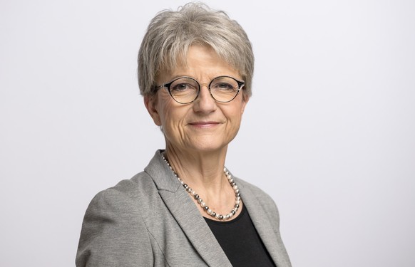 Nationalraetin Maya Bally, Mitte-AG, am Rand der Wintersession der Eidgenoessischen Raete, am Mittwoch, 20. Dezember 2023 im Bundeshaus in Bern. (KEYSTONE/Alessandro della Valle)