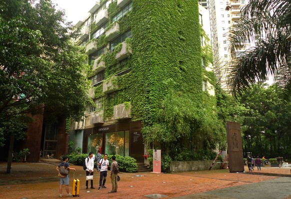 Häuser in Shenzhen. Die chinesische Stadt gilt in Sachen Umweltschutz als vorbildlich.