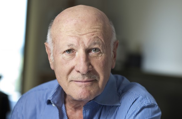 Portrait of Erich Gysling, publicist, correspondent and Middle-East expert, pictured on June, 28, 2011, in Affoltern am Albis, canton of Zurich, Switzerland. (KEYSTONE/Gaetan Bally)