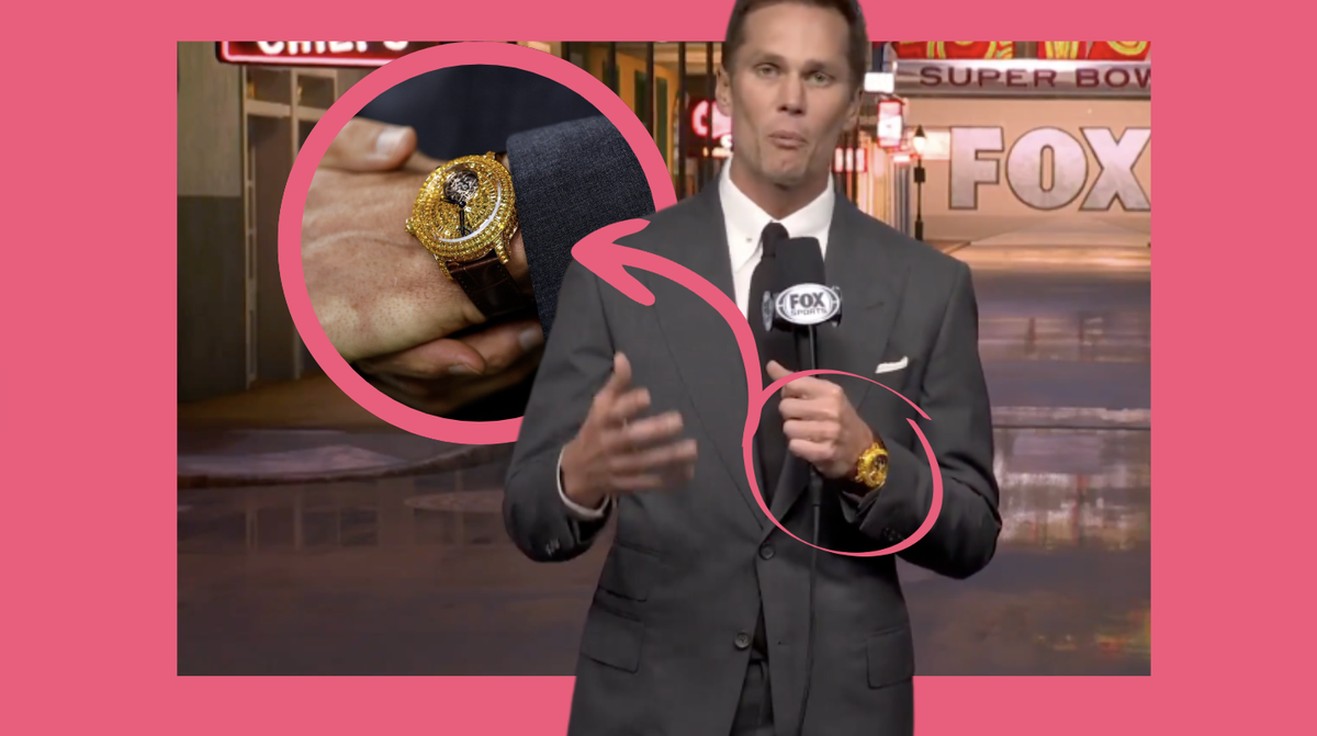 Super Bowl: Tom Brady porte une montre moche mais chère