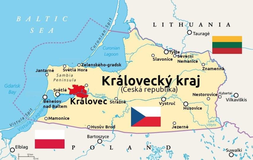 Aus dem russischen Kalingrad wird die neue tschechische Provinz Královec.