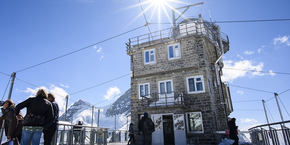 Bis zu minus 25 Grad kalt wurde es letzte Nacht auf dem Jungfraujoch. (Archivbild)