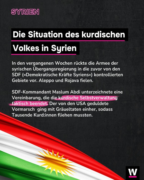 <p>Die kurdische Selbstverwaltung in Syrien ist faktisch beendet.</p>