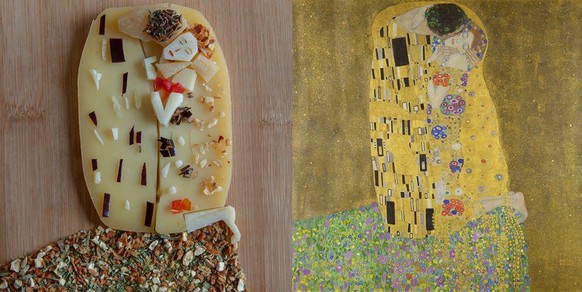 NÃ¤chster Halt: PICDUMP! ð¨
Heutiger Kunstbeitrag:

&quot;Der KÃ¤s... Ã¤h, Kuss&quot; 
[von Gustav Klimt &amp; Anna Golitsyna]